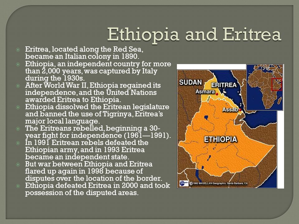 Border disputes in 1998 between eritrea and ethiopia